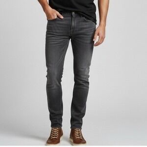 Acne Studios Max New Cash Jeans Men's 30x32 black washable Slim Fit Denim‎